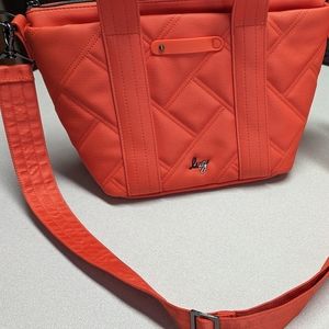 Lug Dory Matte Luxe VL Crossbody bag purse Orange